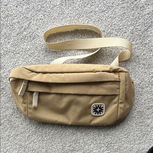 Walker Family Goods Louie Sling Crossbody Bag Tan